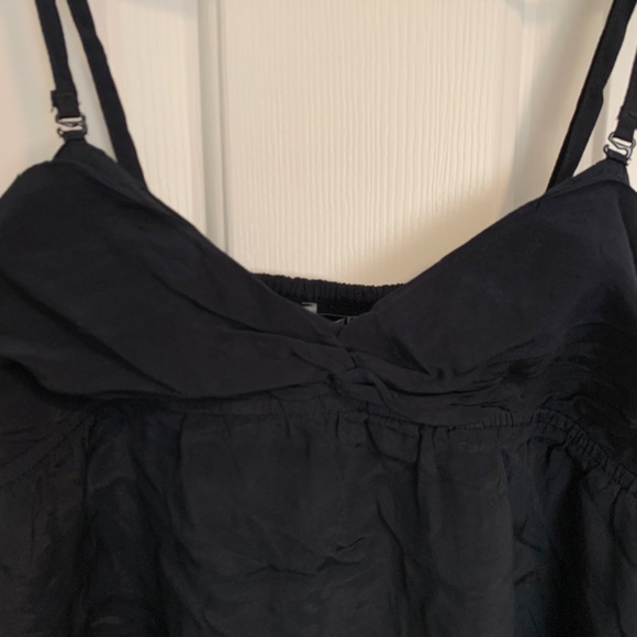 Volcom Spaghetti Strap Black Top Size Small - Picture 3 of 8
